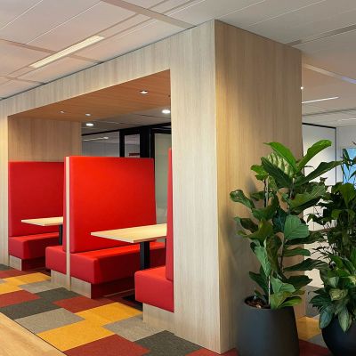 Kantoorinrichting Stoffenmanager - interieuradvies van de binnenhuisarchitect Den Bosch